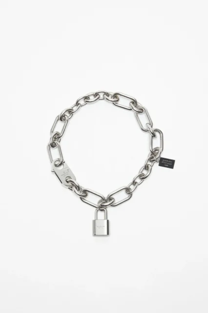 Acne Studios 南京錠チェーンネックレス