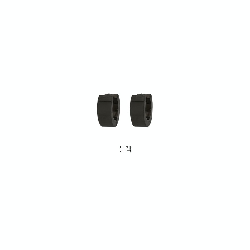 ASMAMA 1pair ボールド ピアス イヤリング