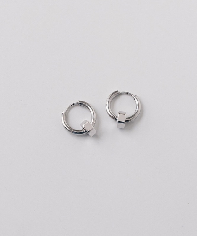 ASMAMA 1pair ナットピアス イヤリング
