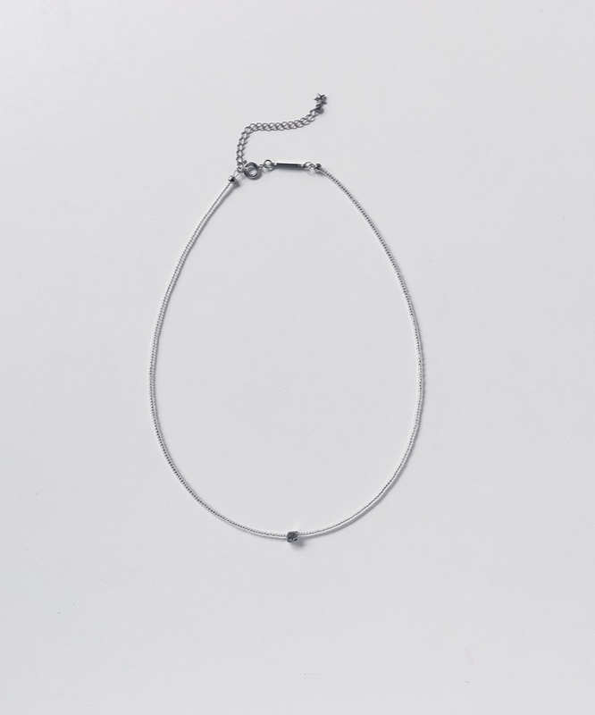 ASMAMA 925 Silver ポーリングスターシルバーネックレス