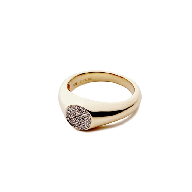 blanc iris CHEVALIER RING