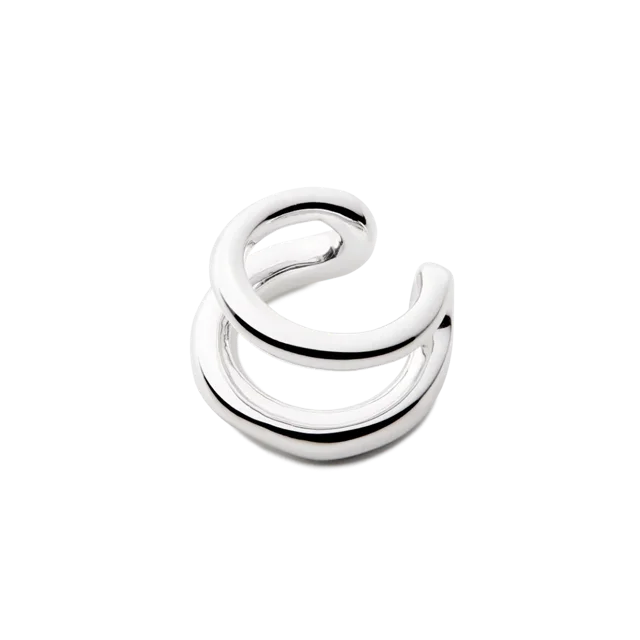 blanc iris VOLUTE EAR CUFF