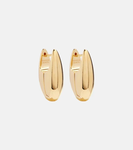 BOTTEGA VENETA 18K Gold-Plated Sterling Silver Earrings