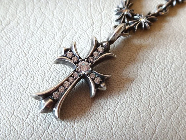 Chrome Hearts Chrome Hearts 十字架モチーフ シルバーネックレス