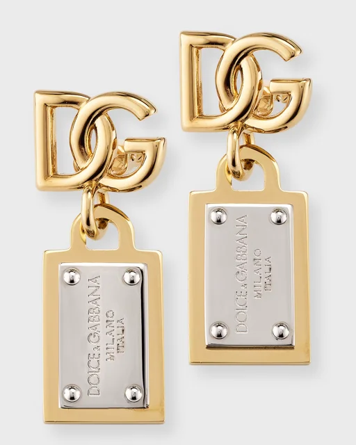 DOLCE & GABBANA DG ロゴ ピアス