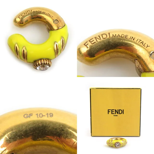 FENDI フェンディ ヘキサゴン イヤリング
