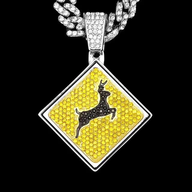 GILA JEWELZ 鹿 ペンダント ネックレス