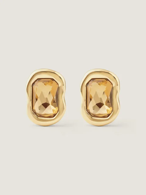 GIVENCHY Gキャン クリップイヤリング クリスタル