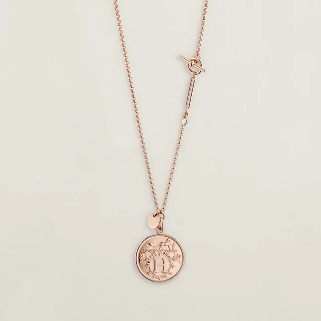 Hermès Ex-Libris necklace, medium model