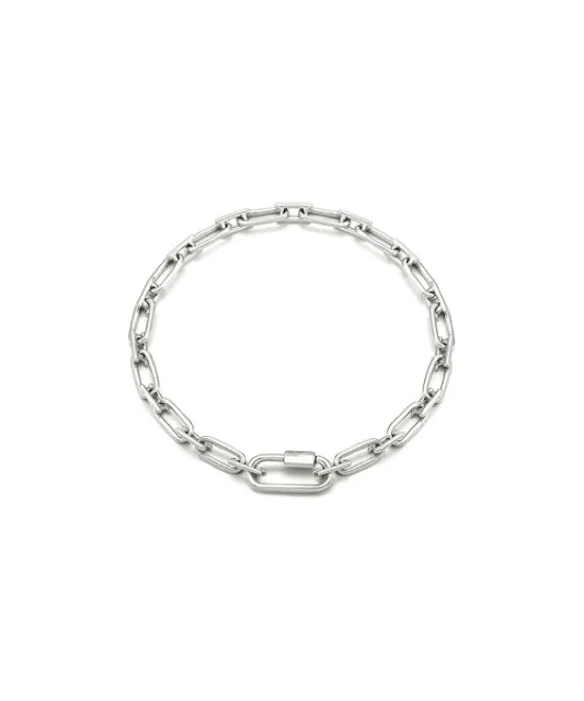 HYERES LOR Silver HL3B98068W9 シルバーリンクチェーンブレスレット パク・ソジュン