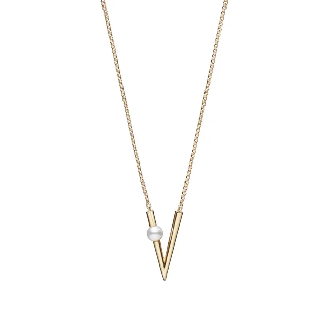 MIKIMOTO V Code ペンダント