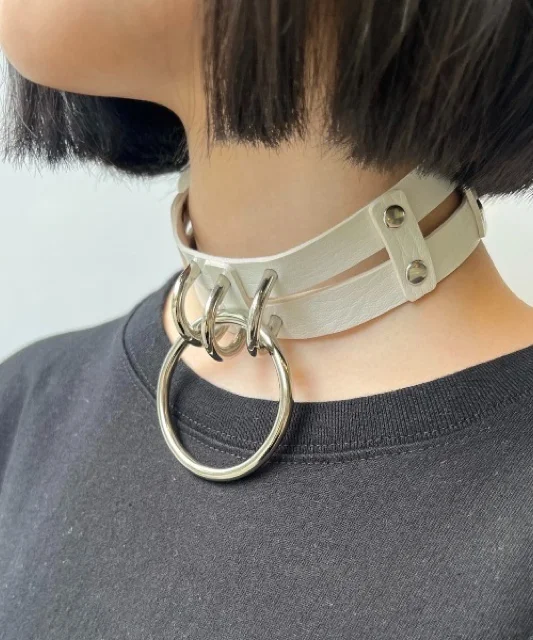 NOVESSEL ダブルベルト ビッグリングチョーカー