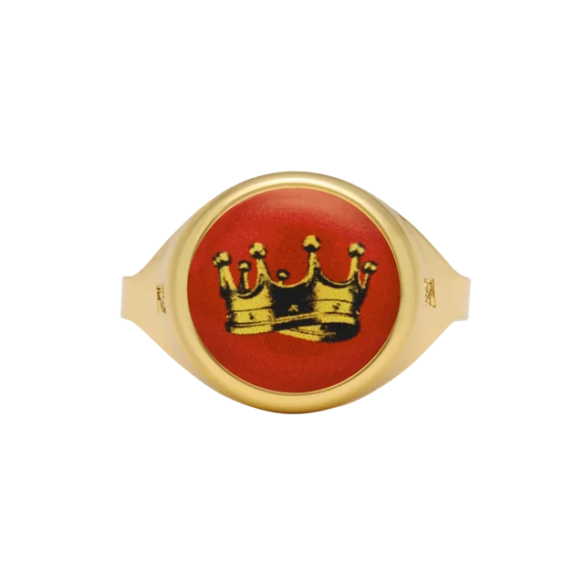 POINTLESS JOURNEY TOY RING CROWN - Red