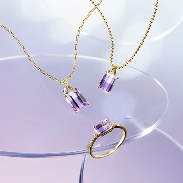 Star Jewelry K10 チャーム LUCENT VIOLET