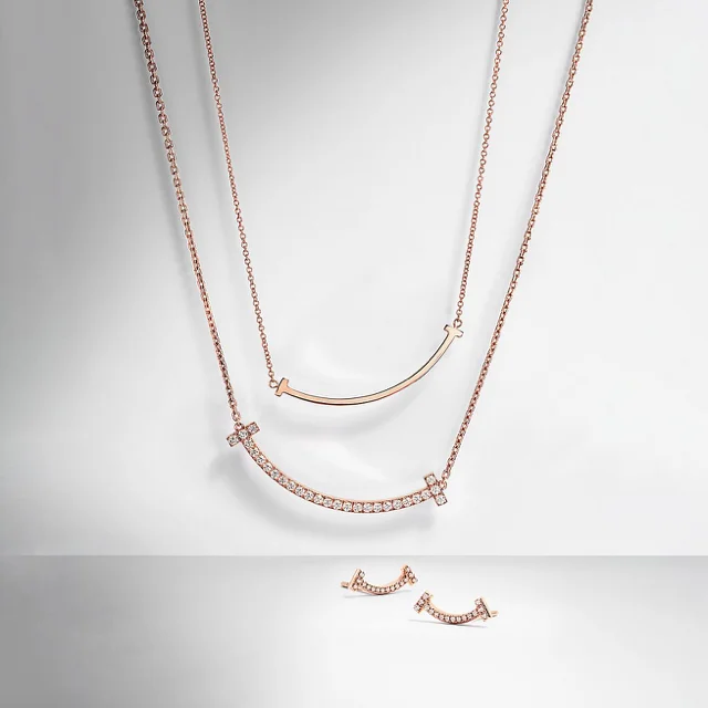 Tiffany & Co. ペンダント イエローゴールドにダイヤモンドをセッティング