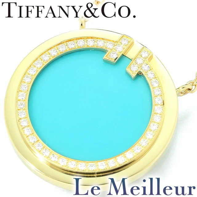 Tiffany & Co. T TWO サークル ネックレス