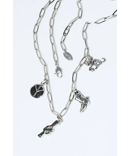 TOGA TOO METAL MOTIF NECKLACE