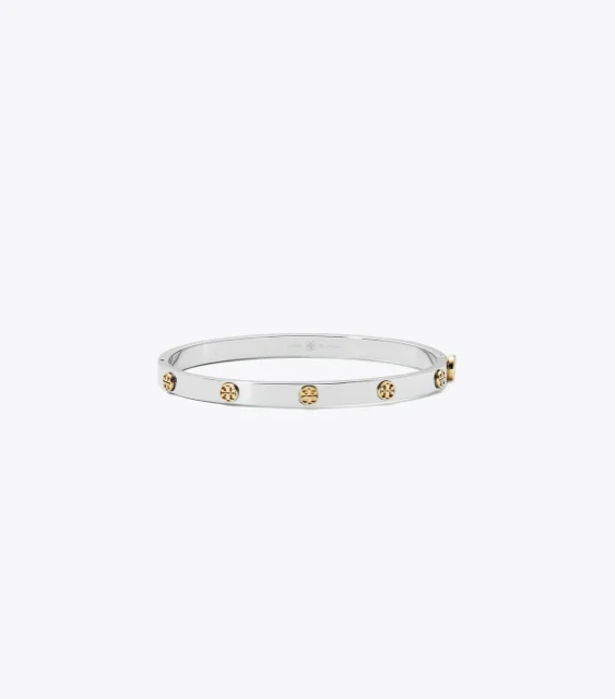 Tory Burch ミラー スタッズ ヒンジブレスレット 5MM