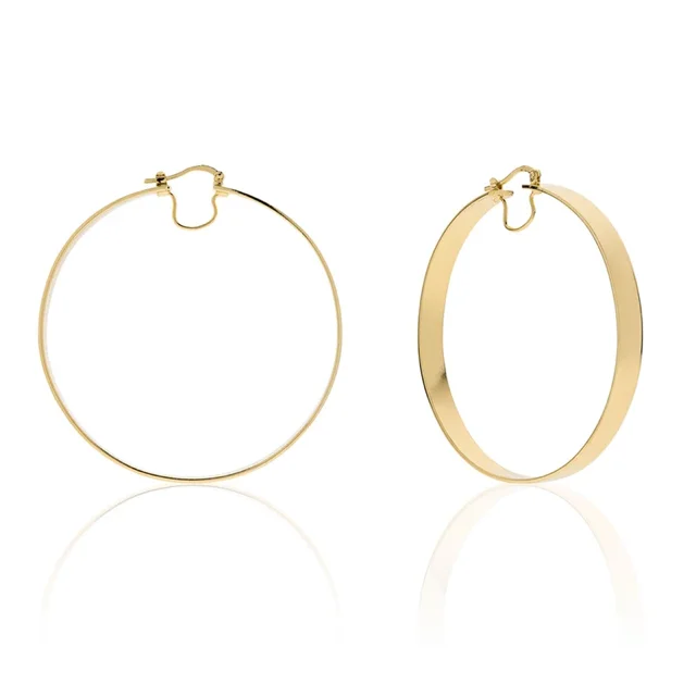 UNOAERRE 1AR アクセサリーポリッシュフープピアス 29849