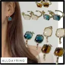 ALLDAYRING ディメロリングピアス（BROWN・ブラウン）