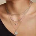 ANIA HAIE ジオメトリック スパークル 925シルバーチェーンネックレス（N053-06G）