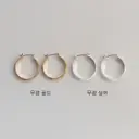 ASMAMA 1pair スージーラウンドピアス チェ ヒョンソク HYUNSUK