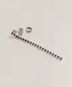 ASMAMA 3set アシンメトリーピアス ルナリース
