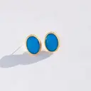 ASMAMA ブルー ビジューピアス イヤリング 1pair