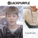 BLACKPURPLE ニュートラルオニキスネックレス ENTEEN