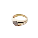 blanc iris CHEVALIER RING