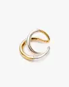 BLANK SPACE Bicolor Ear Cuff Ring