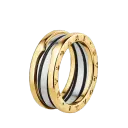 サナ（SANA）・山田涼介・中島健人・目黒蓮着用 BVLGARI ビー・ゼロワン ゴールド＆スティール リング