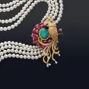 Chopard Chopard High Jewellery ネックレス（ハート型ダイヤ＆ルビー）