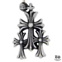Chrome Hearts 3CHクロスドロップイヤリング