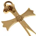 佐野勇斗着用 Chrome Hearts CH クロス ベイル 22k