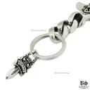 Chrome Hearts CHプラスID クラシックリンク チェーン ネックレス