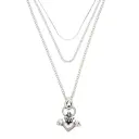 EVRIS ANGEL HEART MOTIF3連ネックレス