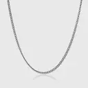 FADE, NECKLACE 'CLIP & CURB CHAIN'（SILVER）