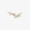 flower sheer flowery earring
