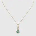 GUCCI 〔グッチ インターロッキング〕18K ペンダント ネックレス