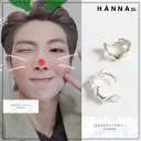 HANNA 543 1pair ニュアンスウェーブピアス