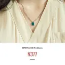 HANNA 543 マカライトネックレス Dynamite