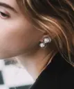 IRIS47 nuts earring