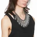 JULIUS 077ACU17 Silver / Dualflow Anima Necklace Ver.1
