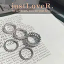 justLoveR. Valenti リングセット＋ボールドリング
