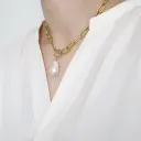 LARICA Baroque pearl choker