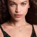 LOUIS VUITTON Louis Vuitton トライアングルモチーフ ネックレス