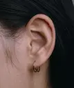 MAMA CASAR フープアンバランスゴールドピアス