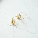marina JEWELRY 14kgf 宝石質 シャンパンクォーツ ピアス