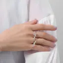 MAYU 8 stones Double ring